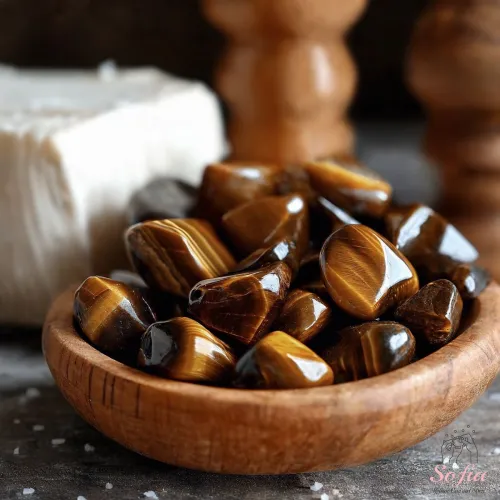 Natural blue tiger eye variations in jewelry settings